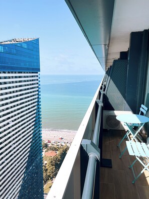 Apartment, 1 Schlafzimmer, Balkon, Meerblick | Blick vom Balkon