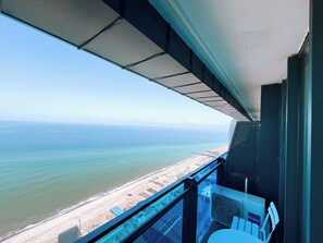 Familienapartment, Balkon, Meerblick | Blick vom Balkon