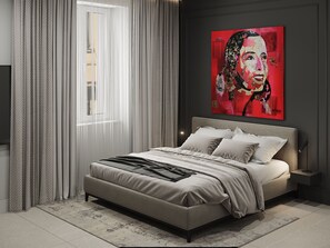 1 chambre, coffres-forts dans les chambres, fer et planche à repasser