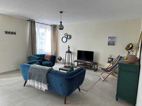 Charming family home with large garden, 20 minutes from the beaches of Le Touquet