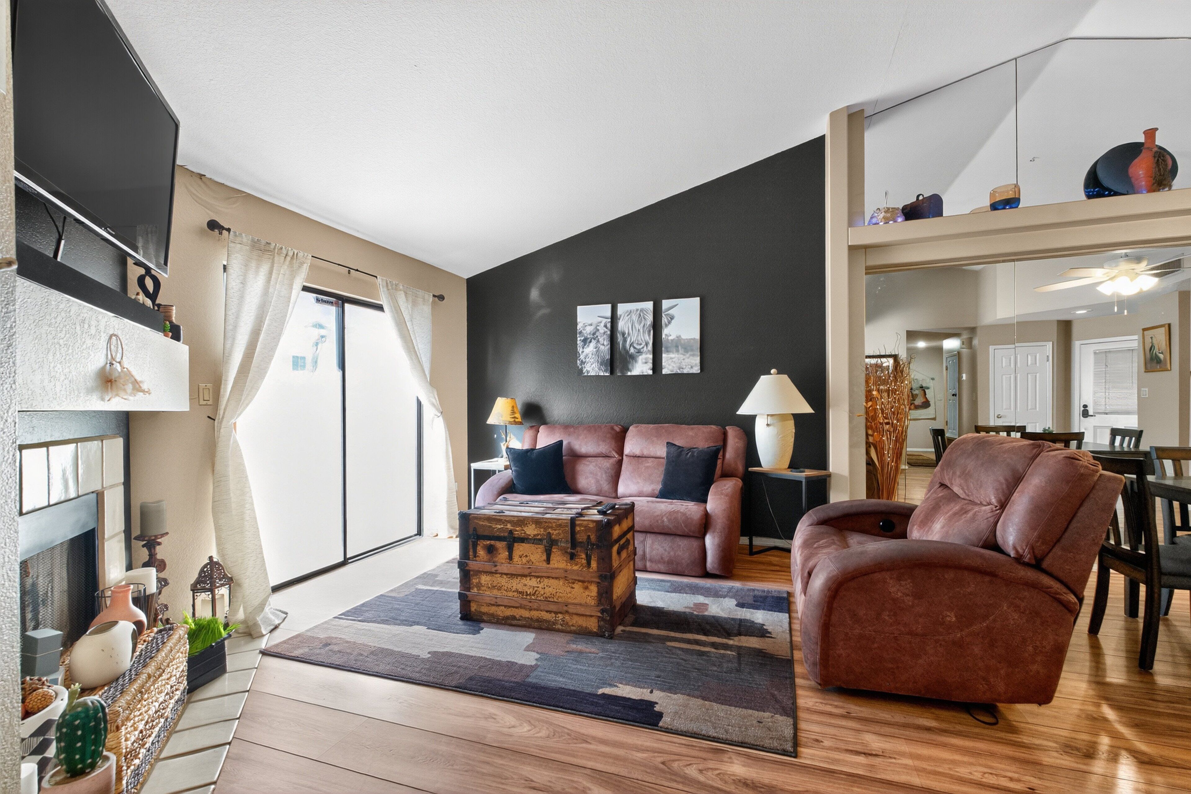 Casa, 2 quartos | Área de estar | Smart TV, serviços de streaming