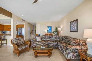 Condo, 2 Bedrooms | Living area | Smart TV - Makena Surf, #f-109 2 Bedroom Condo (Kihei)