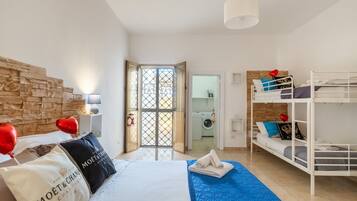 1 bedroom, iron/ironing board, bed sheets