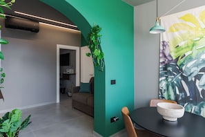 Superior Apartment, 1 Queen Bed with Sofa bed, Sea View | Dining room - Tropicalia Suites by Wonderful Italy  (Aci Castello)