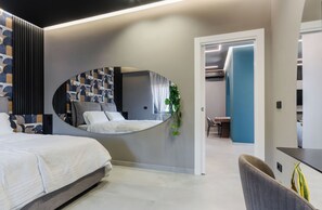 슈피리어 아파트, 퀸사이즈침대 1개 및 소파베드, 바다 전망 | 무료 WiFi