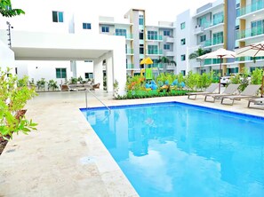 Apartment, 3 Bedrooms, Balcony, Pool View | Pool | Outdoor pool - Modern Penthouse Albarobello Residences (Santiago de los Caballeros)