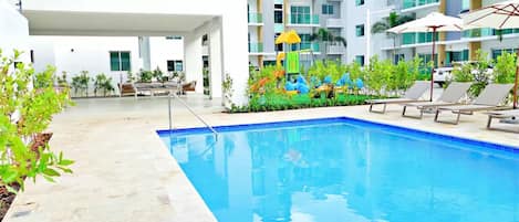 Apartment, 3 Bedrooms, Balcony, Pool View | Pool