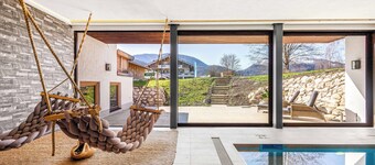 Suite Gipfelstürmer | Pool & sauna and mountain view