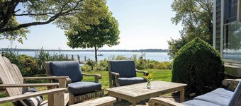 Waterfront Saunderstown Estate with Private Dock