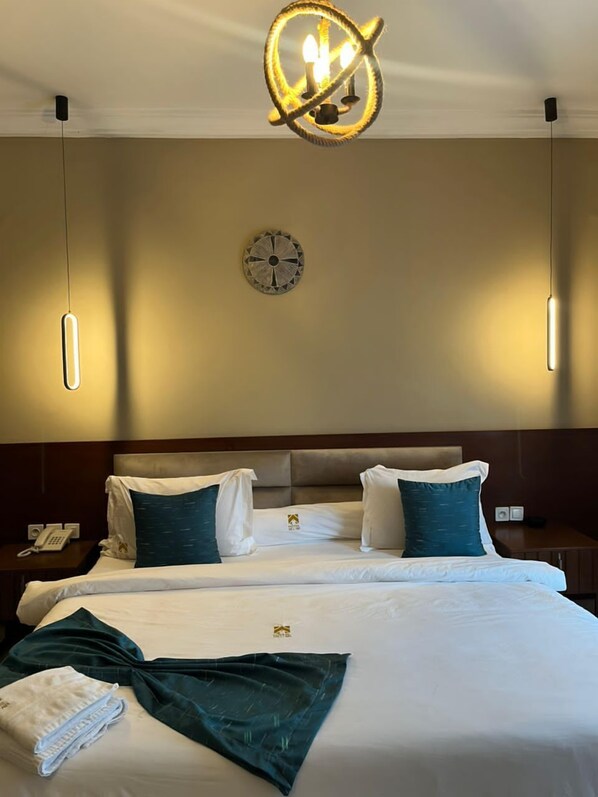 Superior Double Room, City View | Desk, laptop workspace, blackout drapes, soundproofing - Hotel De L'Air  (Douala)