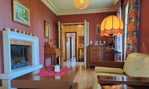 TV, fireplace - La Fourézié - LACROUZETTE (LACROUZETTE)