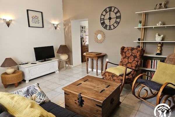 Roumanieu le gîte - Saint Gauzens - Gites de France - salon