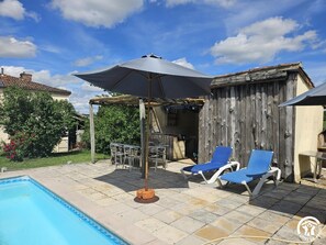 Outdoor dining - La Souque - MONTVALEN (MONTVALEN)