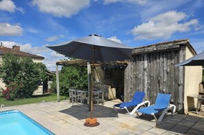 Outdoor dining - La Souque - MONTVALEN (MONTVALEN)
