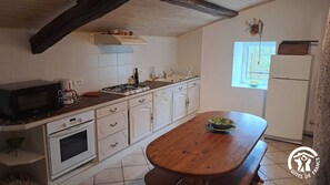 Microwave, dishwasher, coffee/tea maker, toaster