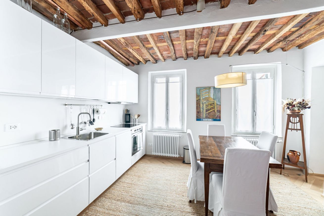 Refrigerador, horno, placa de cocina, lavavajillas