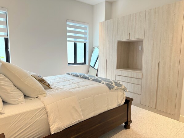 1 bedroom, iron/ironing board, travel crib, free WiFi