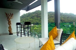Condo, 1 Bedroom, Accessible, Smoking | Living room - Twin Sands Private Apartment, Phuket (Patong)