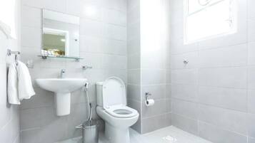 Double or Twin Room, City View | Bathroom | Shower, towels, soap, shampoo