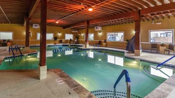 Indoor pool, a heated pool