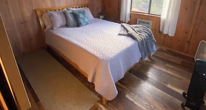 Charming cabin on 31 acres, pet friendly near Jacksonville.