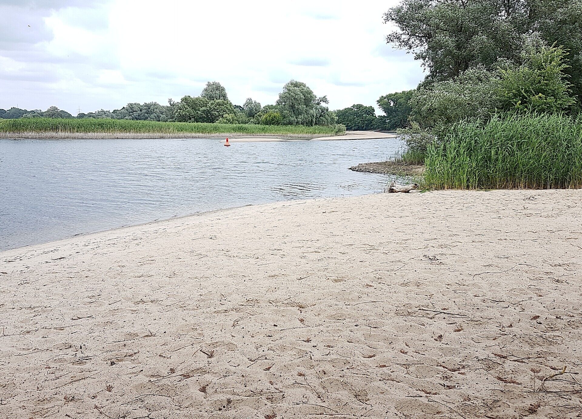 Una spiaggia nelle vicinanze