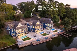 Exterior - Heated Pool! MiniGolf! Hot Tub! Fire Pit! Lakefront! (Hot Springs)