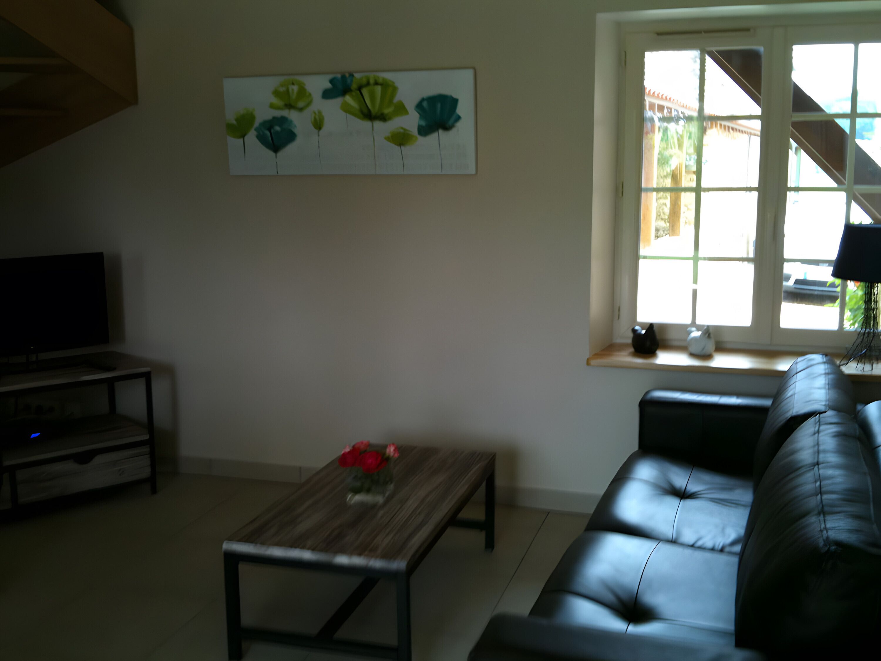 Televisie en een tafeltennistafel