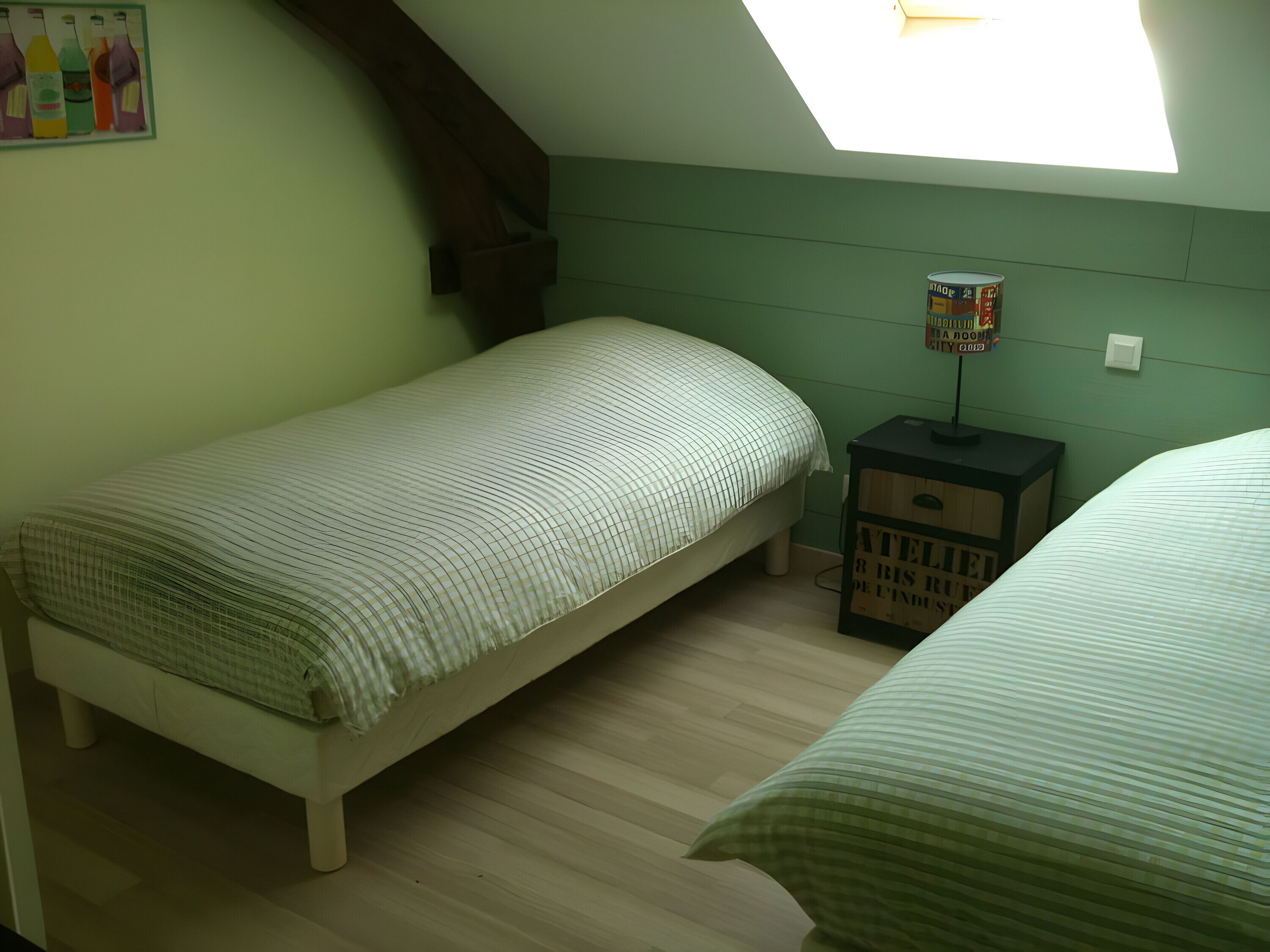 2 slaapkamers, een strijkplank/strijkijzer, wifi, beddengoed