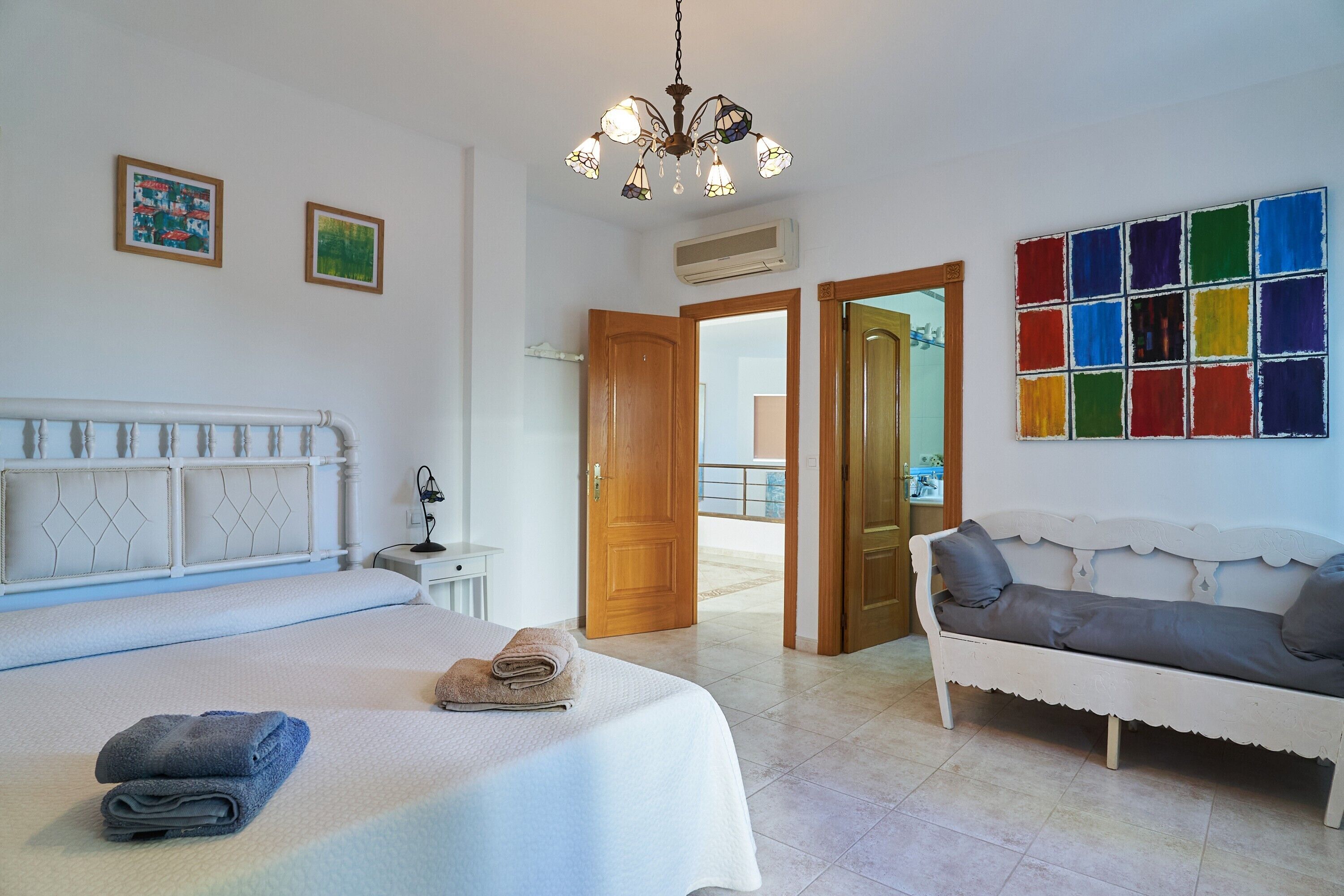 4 habitaciones y ropa de cama 