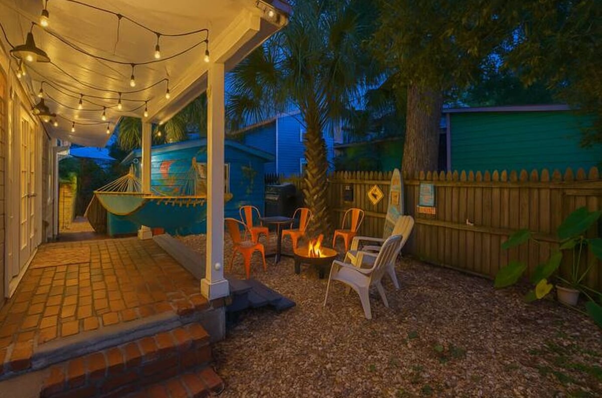 Photo 31 of Charming Cottage in St. Aug - Kids Room & Firepit