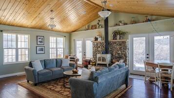 Smart TV, foosball, books