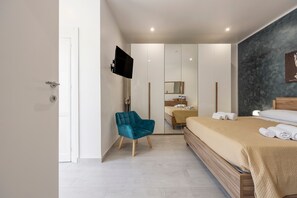 1 slaapkamer, een strijkplank/strijkijzer, wifi, beddengoed