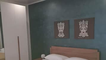 Iron/ironing board, WiFi, bed sheets