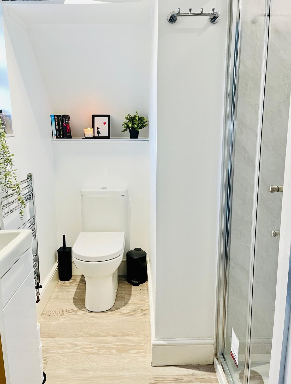 Towels, soap, toilet paper