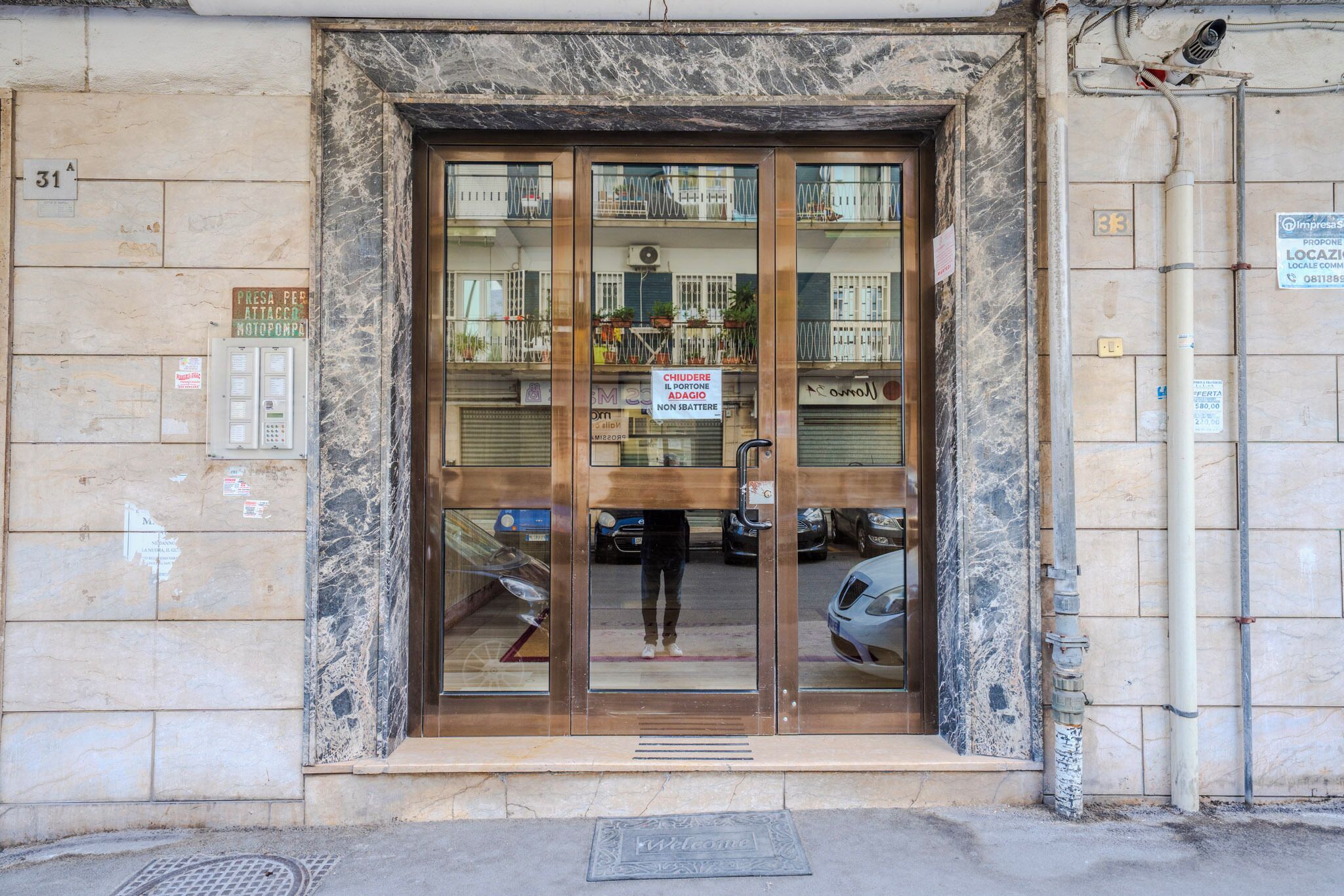 Majoituspaikan julkisivu