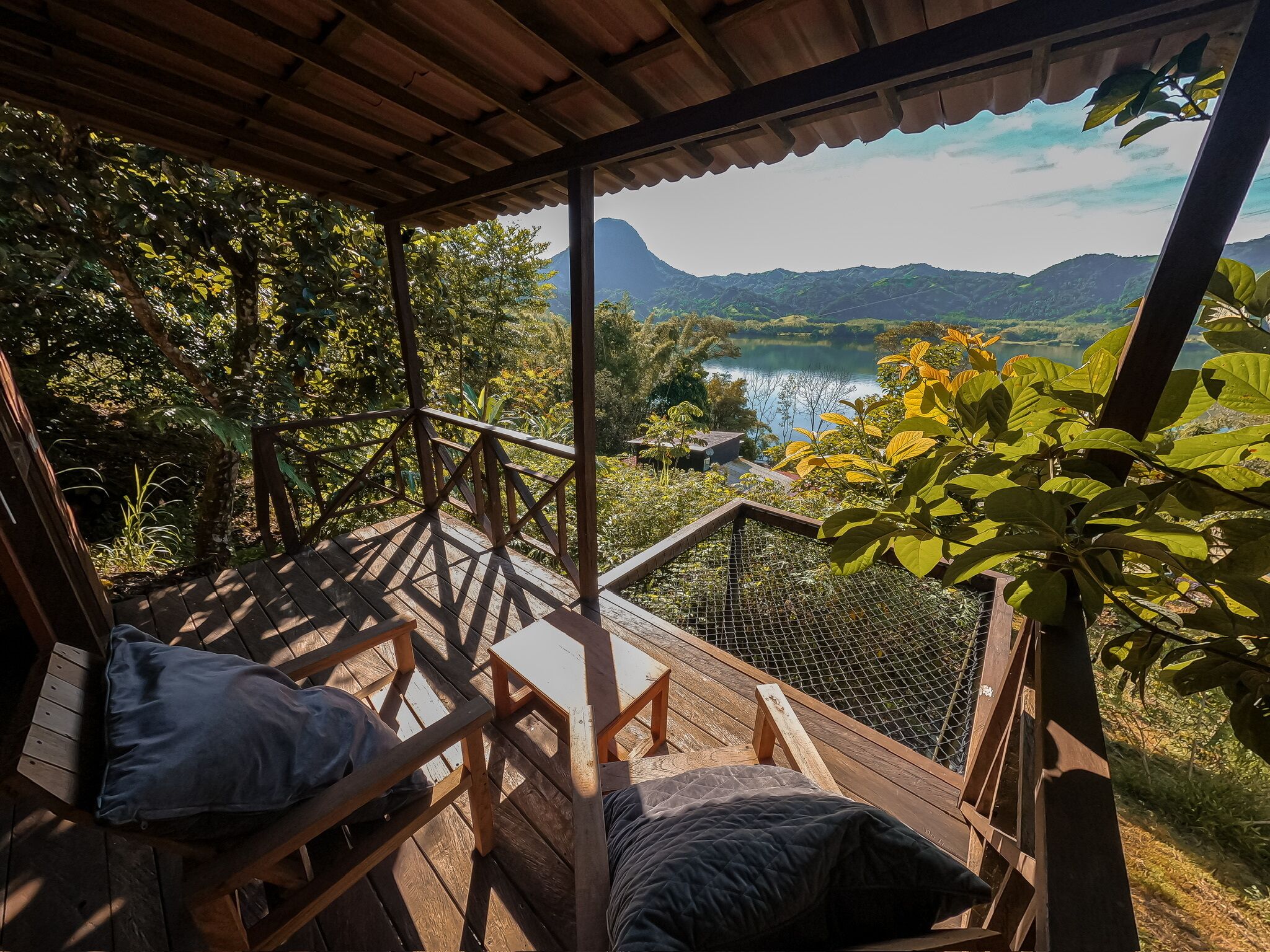 컴포트 캐빈, 석호 전망 | 거실 공간