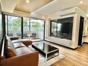 Căn hộ Deluxe, không hút thuốc, máy điều hòa | Phòng khách