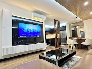 Deluxe Apartment, Non Smoking, Air conditioning | Living area - 105 - Departamento Deluxe en San Isidro (Lima)