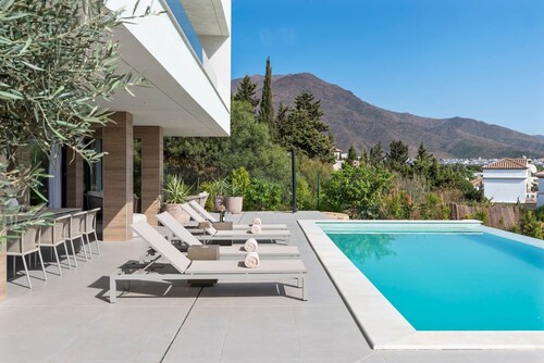 Golf & Seaview Villa with Heated Private Pool