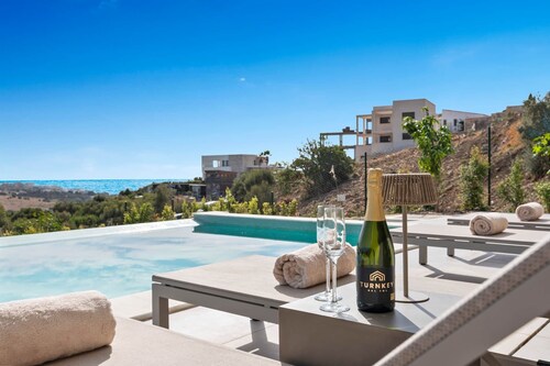 Golf & Seaview Villa with Heated Private Pool