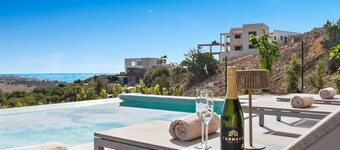 Golf & Seaview Villa with Heated Private Pool