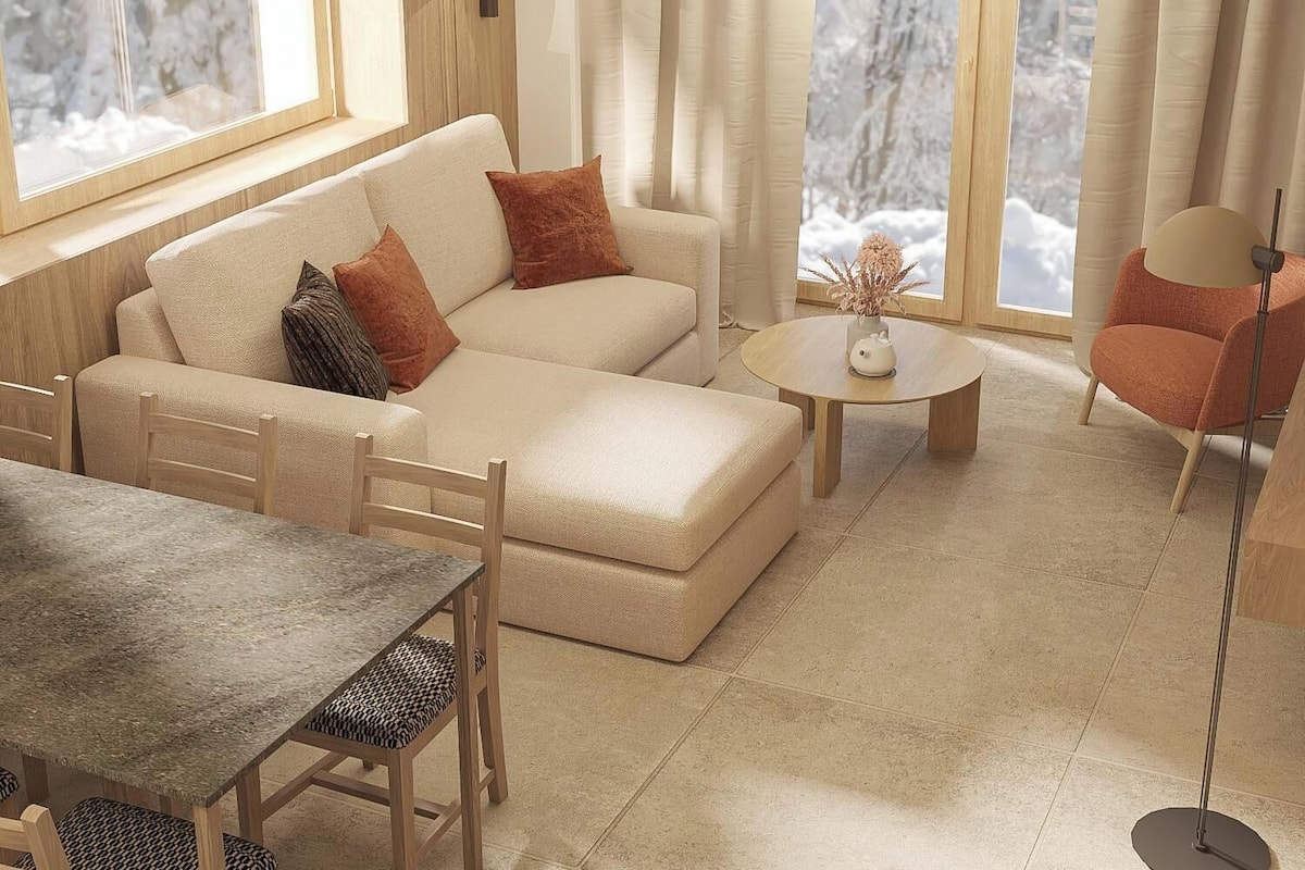 Basic Apartment, Balcony, Valley View | Living area