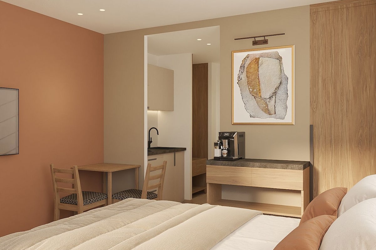 Basic Studio, Balcony, Valley View