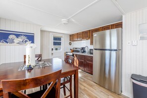 Fridge, microwave, oven, stovetop - Walk to the Beach: Surf City Apartment w/ Balcony (Surf City)
