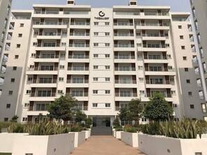 Fassade der Unterkunft