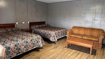 Room, 2 Queen Beds, Non Smoking | Desk, free WiFi, bed sheets