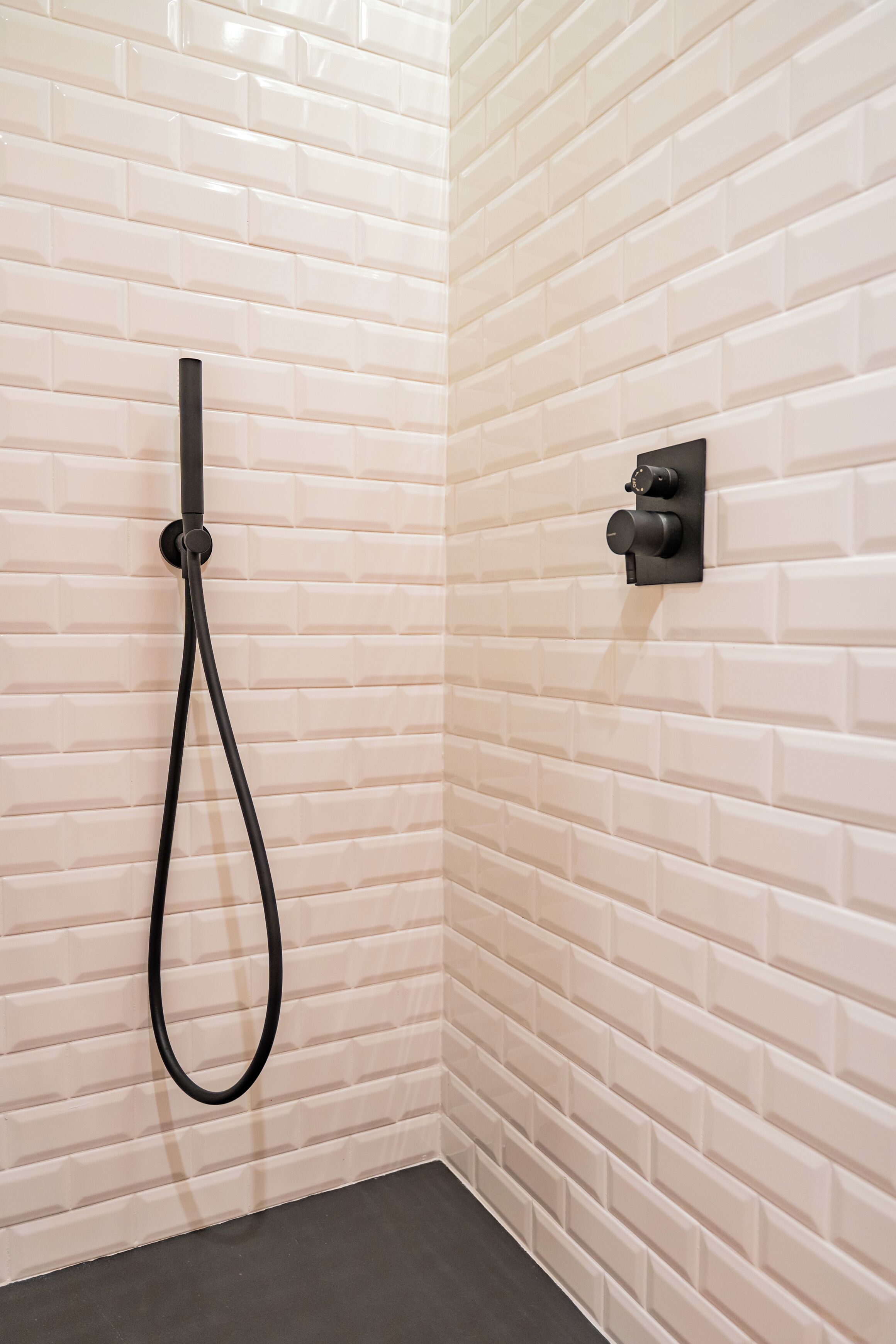 Shower, free toiletries, hair dryer, bathrobes