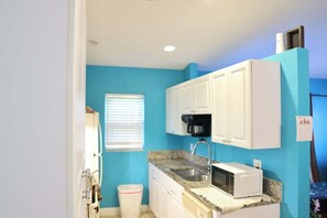 Microwave, stovetop, dishwasher