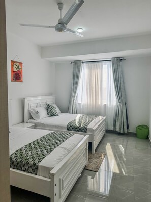 2 bedrooms, desk, iron/ironing board, free WiFi